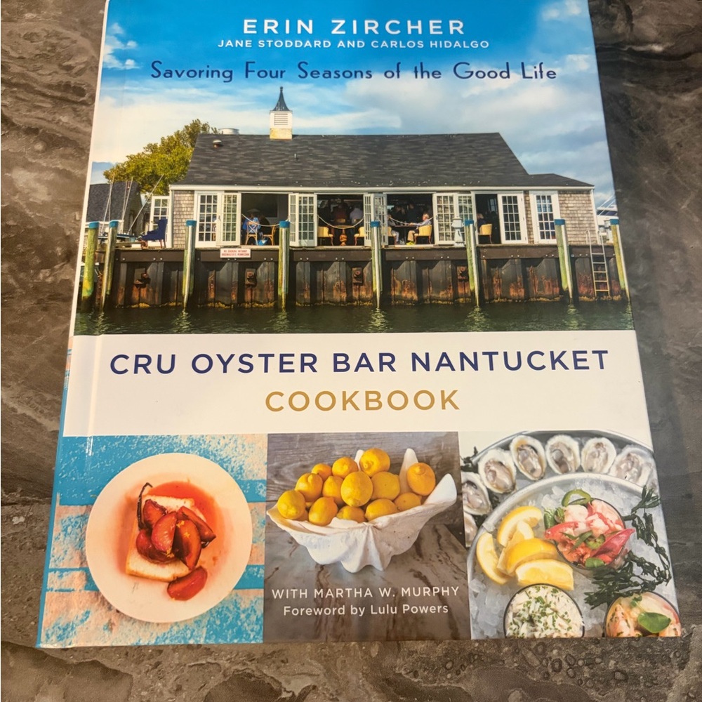 Cru‎ Oyster Bar Nantucket Cookbook